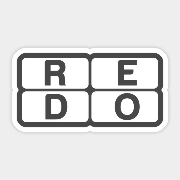 reDo - best motivational tshirt workout Sticker by Sezoman